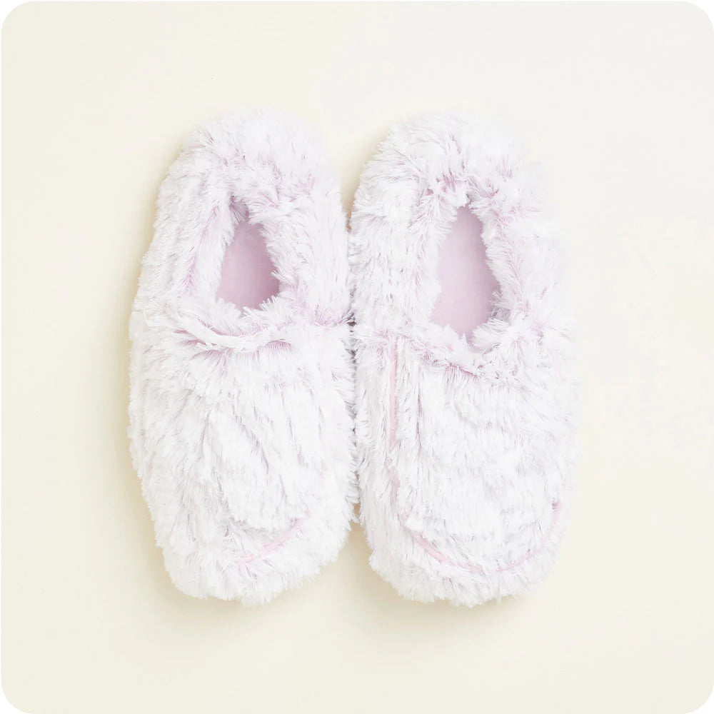 Warmies Microwaveable Slippers Scented with Relaxing Lavender - One Size Fits Most (Sizes 6-10)