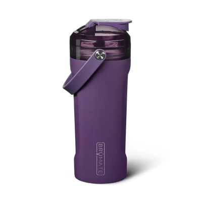 The MultiShaker is made for elevating your fitness journey. Our built-in patent-pending agitator blends your shakes, greens, and powders without any clumps, while also serving as a water infuser for herbs and fruits. It includes our BevGuard™ insulation to keep ice for 24+ hours, a spill-proof MagFlip™ lid, volume markings on the inside, a durable silicone handle, a non-slip base, and the ability to interchange tops with our MÜV or Straw Lids, making it perfect for any workout or adventure.(amethyst)
