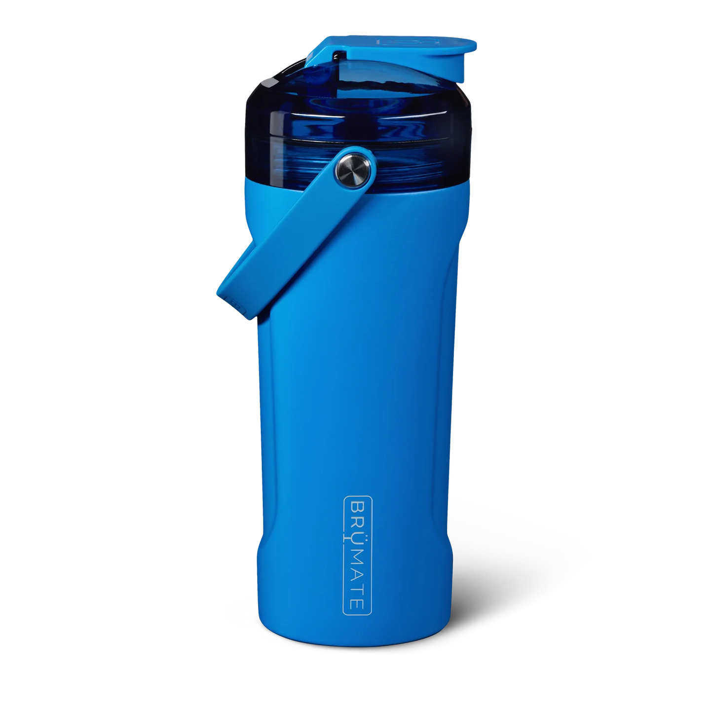 The MultiShaker is made for elevating your fitness journey. Our built-in patent-pending agitator blends your shakes, greens, and powders without any clumps, while also serving as a water infuser for herbs and fruits. It includes our BevGuard™ insulation to keep ice for 24+ hours, a spill-proof MagFlip™ lid, volume markings on the inside, a durable silicone handle, a non-slip base, and the ability to interchange tops with our MÜV or Straw Lids, making it perfect for any workout or adventure.(Azure)