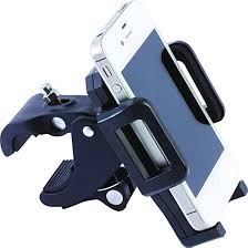 Adjustable Phone Mount:

-Works for most devices (expands up to 5.125 in)

-360 degree swivel lockable joint

-Easy release button

-Can be used for walkers or strollers