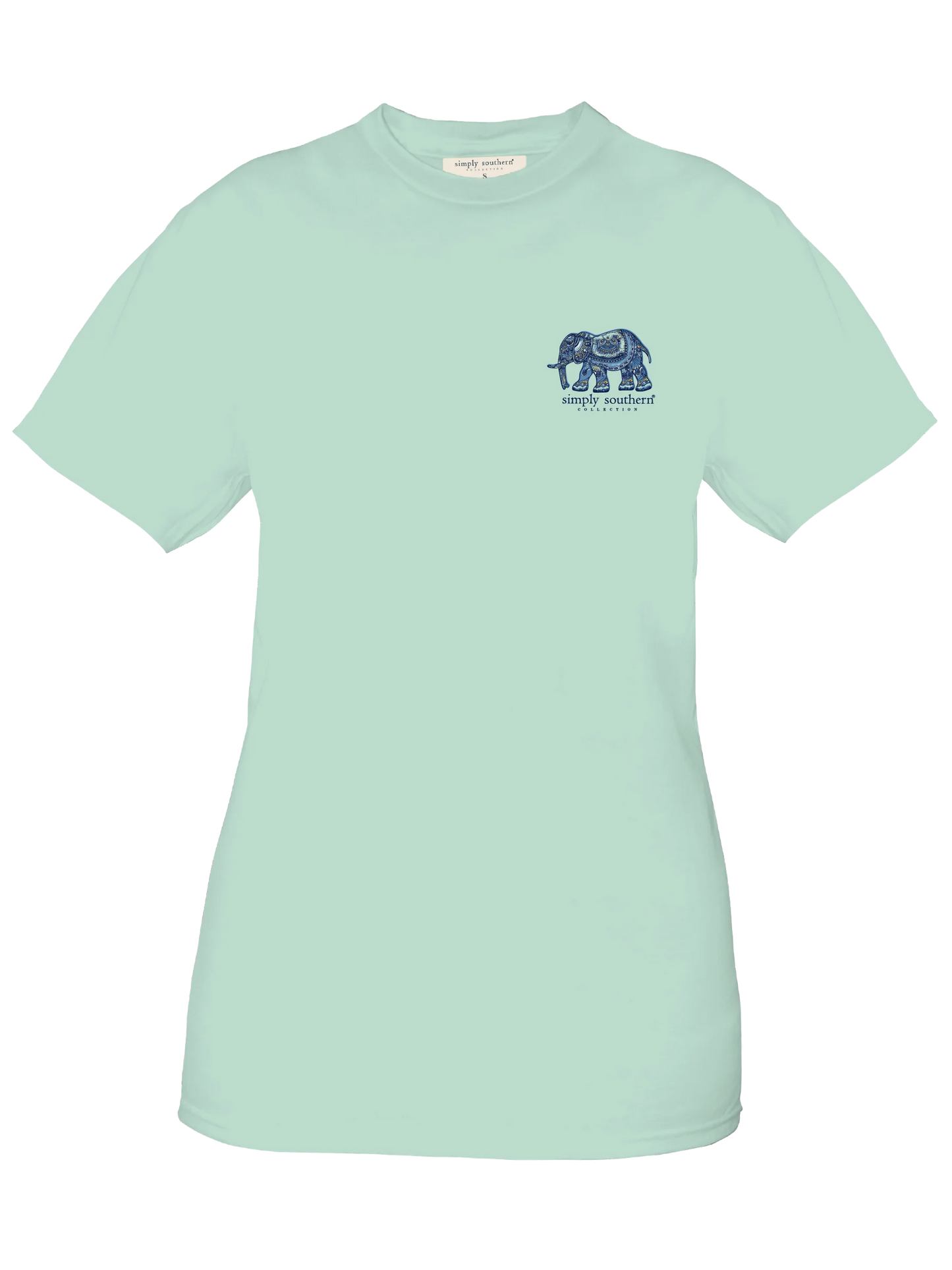Simply Southern Be Strong & Courageous Elephant T Shirt