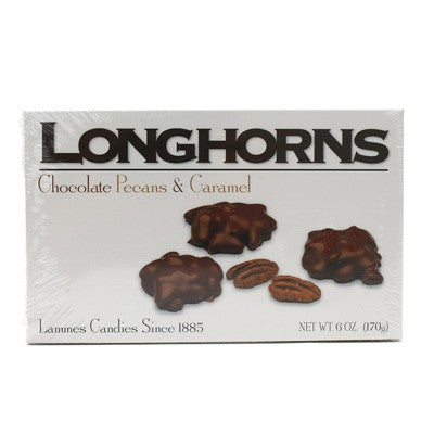 Lammes Milk Chocolate Longhorns -Pecans & Caramel