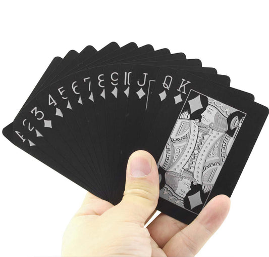 The Mad Man Black Edition Card Deck is made of high grade plastic material providing an extremely smooth hand feel. This deck is durable, waterproof and environmentally friendly. Perfect gift for all who love playing poker & card games.