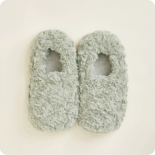 Warmies Microwaveable Slippers Scented with Relaxing Lavender - One Size Fits Most (Sizes 6-10)